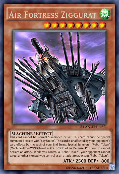 Air fortress ziggurat - Alister's trump card, Air Fortress Ziggurat, does not exist, so I have instead replaced it with Machina Fortress. Read More Read Less Toggle Master Duel View. Main Deck (40 Card Deck) Deck Breakdown Other Decks on ygoprodeck.com Login to join the YGOPRODeck discussion! 0 reactions. Cool 0. Funny 0.